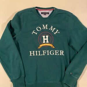 Tommy Hilfiger Teal Crewneck Sweater